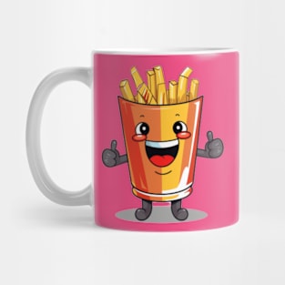 kawaii french fries T-Shirt cute potatofood Mug